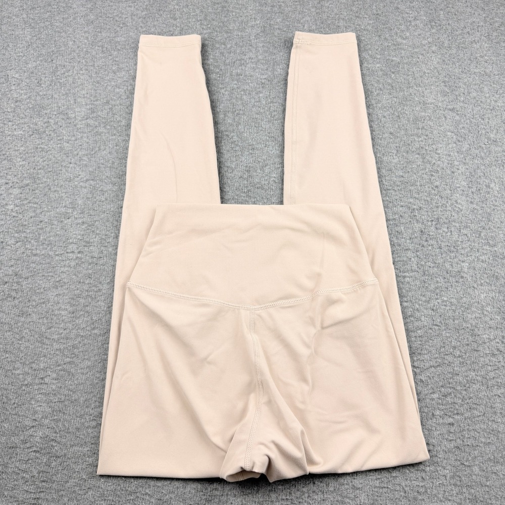 Sunzel Women's Nude Beige High Waisted Yoga Leggings Size S Small Workout‎